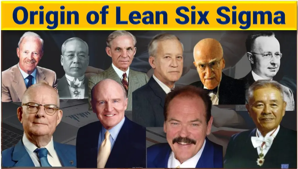 Origin of Lean Six Sigma