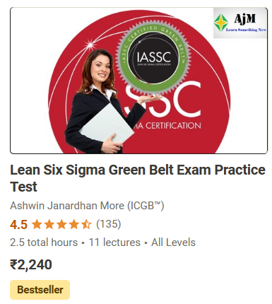 Lean Six Sigma green belt practice test