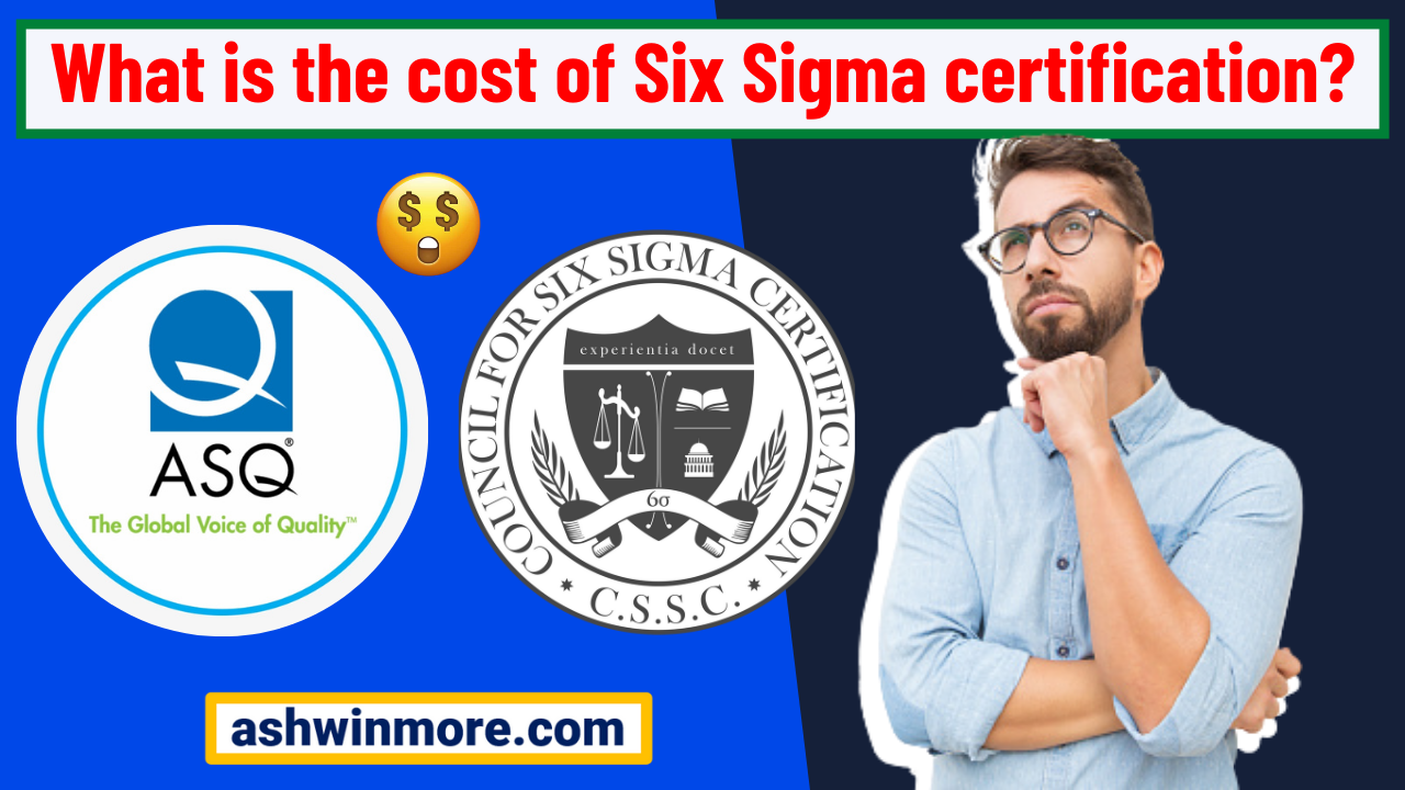 Cost of Six Sigma certification