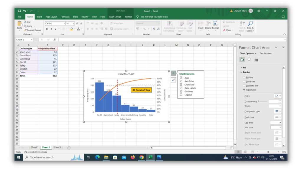 How to make Pareto chart on Excel? Complete tutorial for 2024