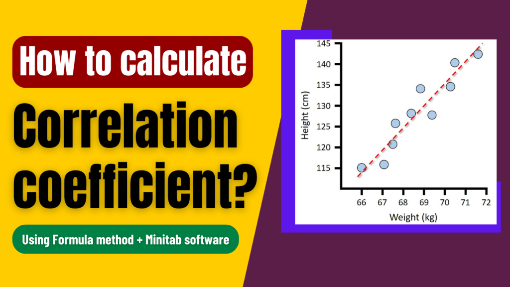How to calculate correlation coefficient